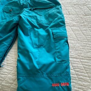 GSOU SNOW Women's Teal Ski Pants.